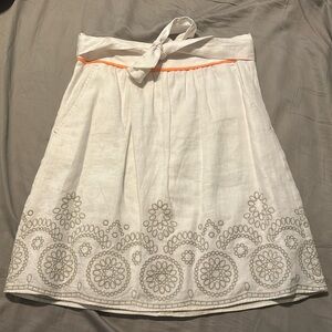 NWOT Linen T Tahari Off White Skirt